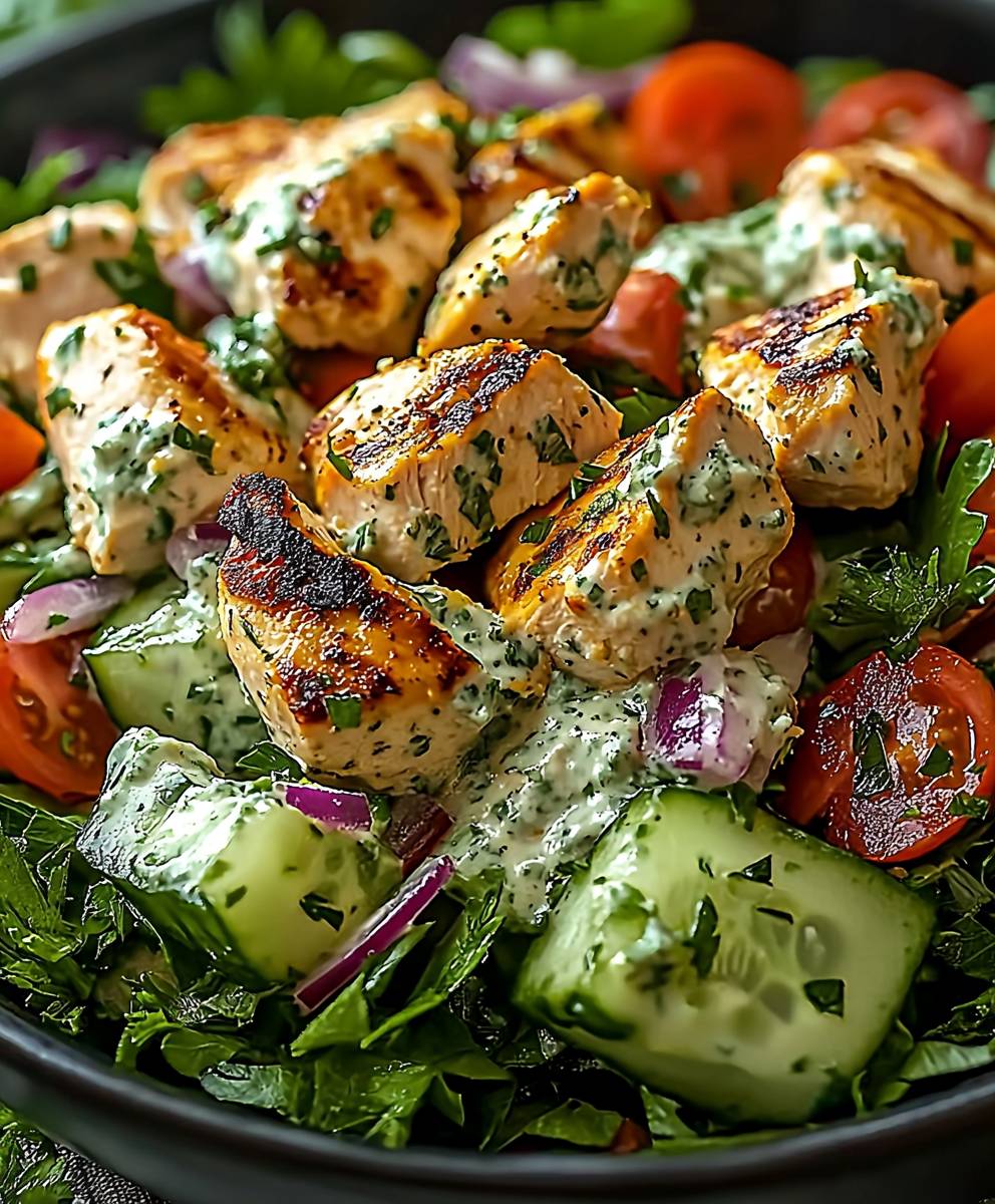 Mediterranean Chicken Salad