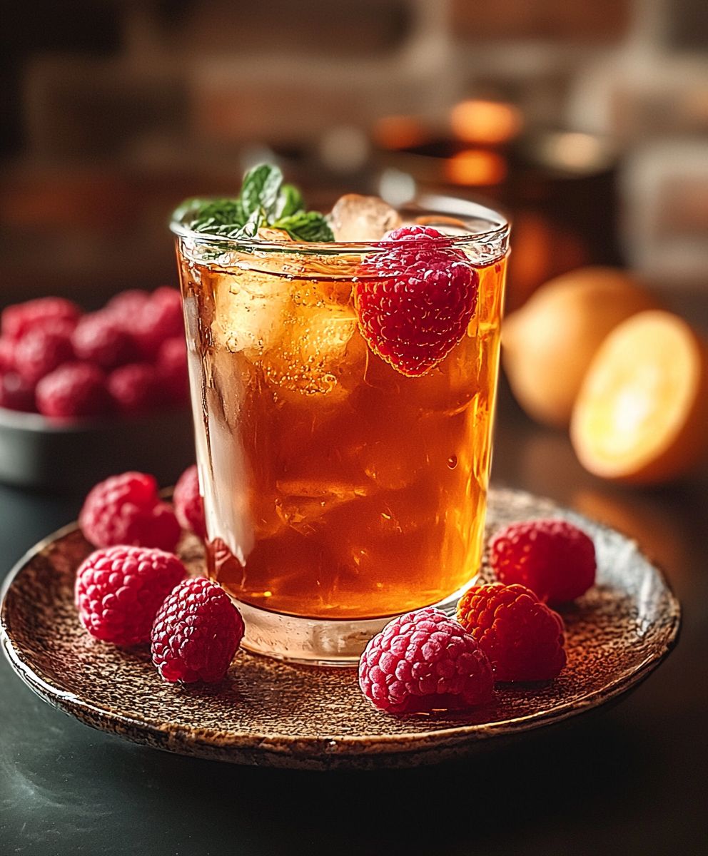 Earl Grey Raspberry Iced Tea