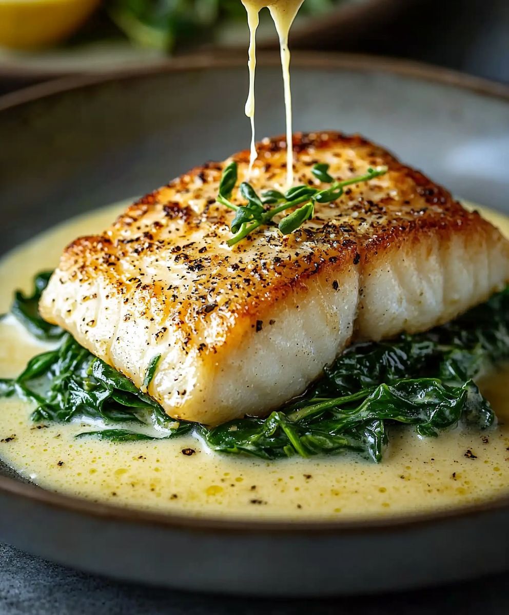Lemon Garlic Sea Bass