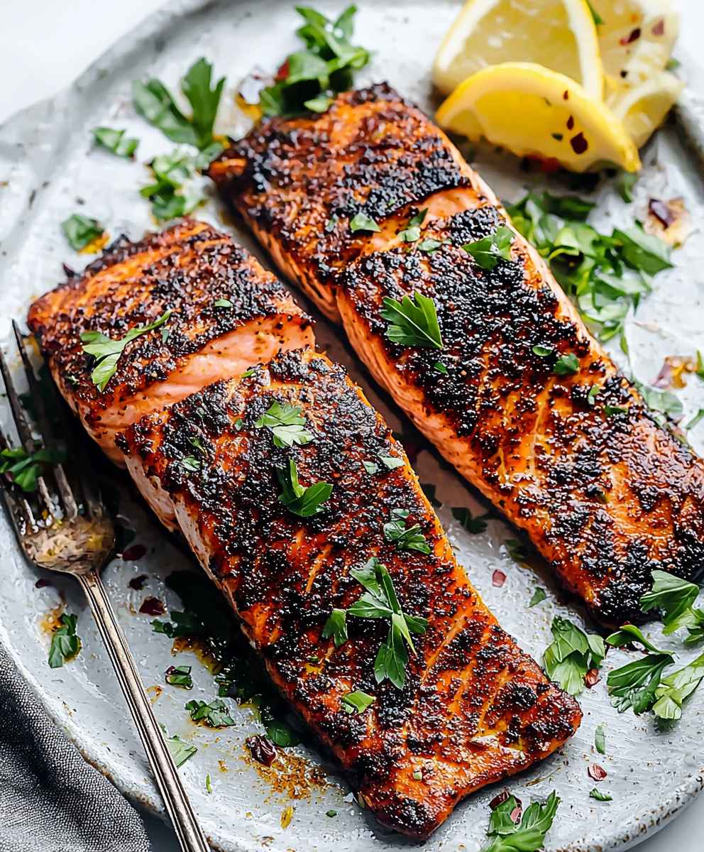 Sumac Blackened Salmon