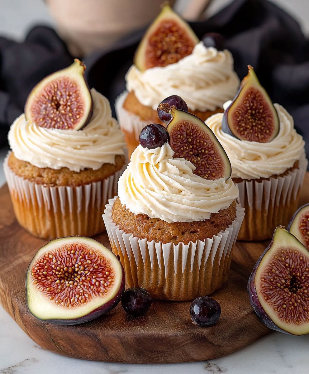Fig Honey Cupcakes