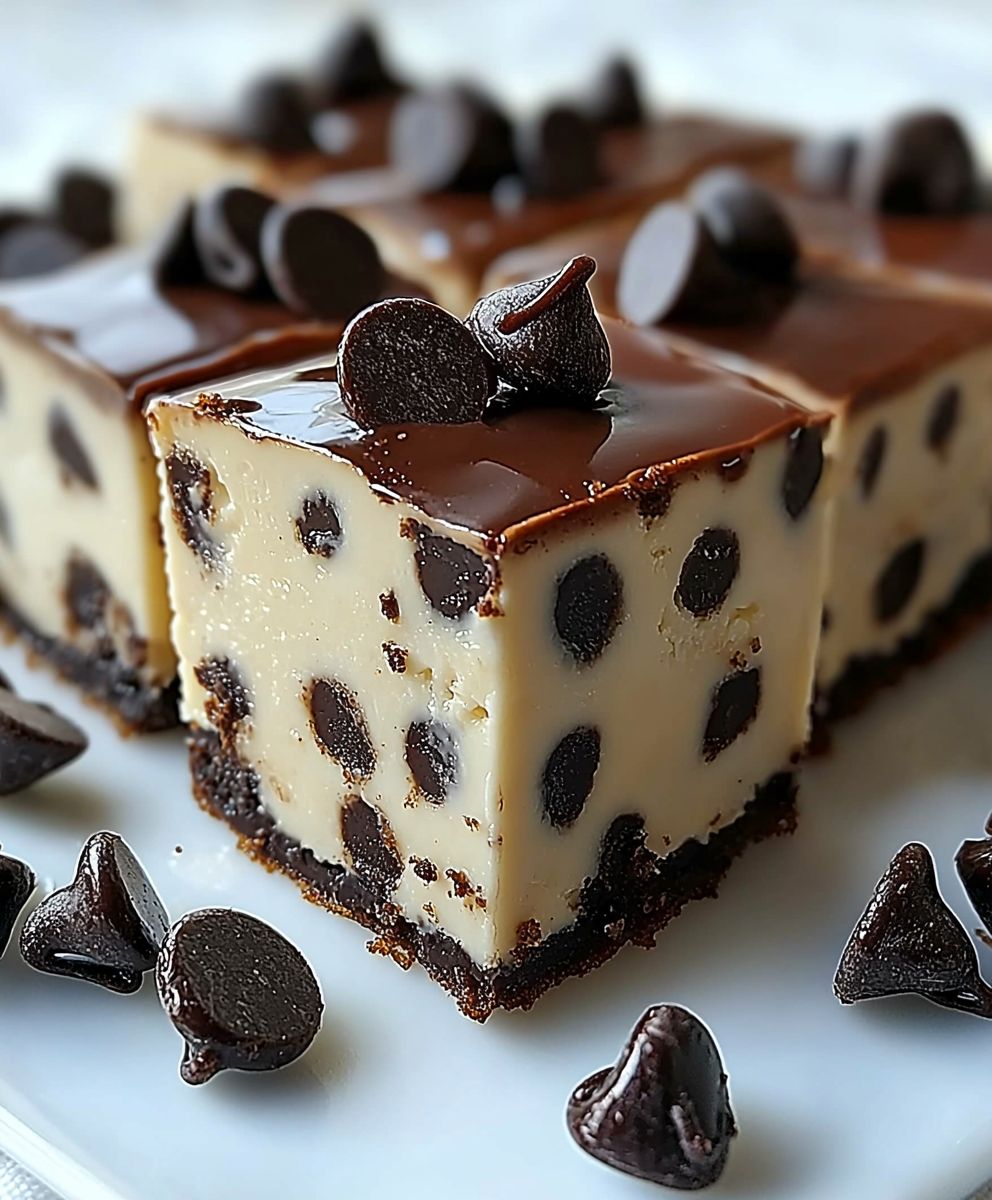 Chocolate Chip Cheesecake Bars