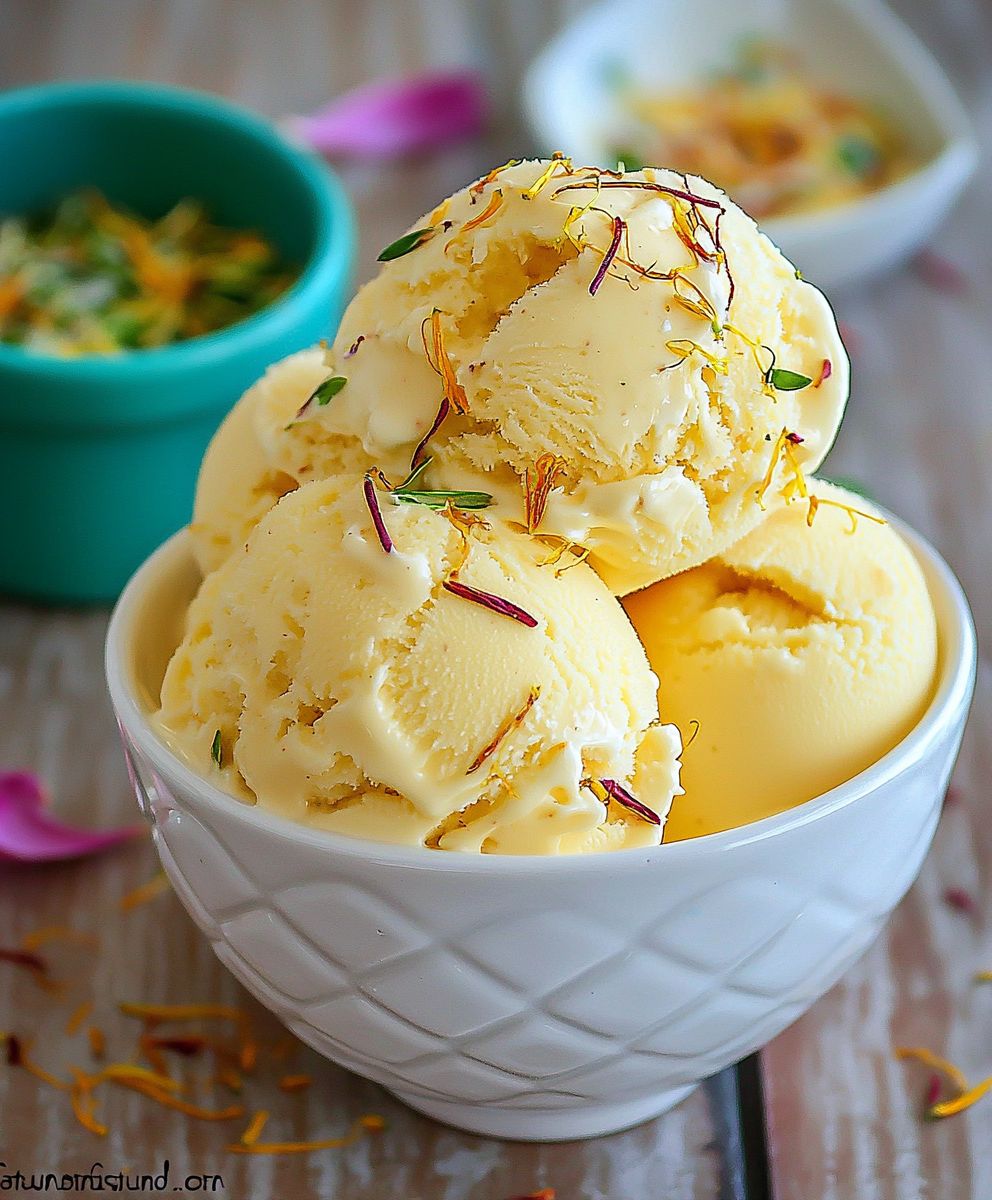 Saffron Ice Cream
