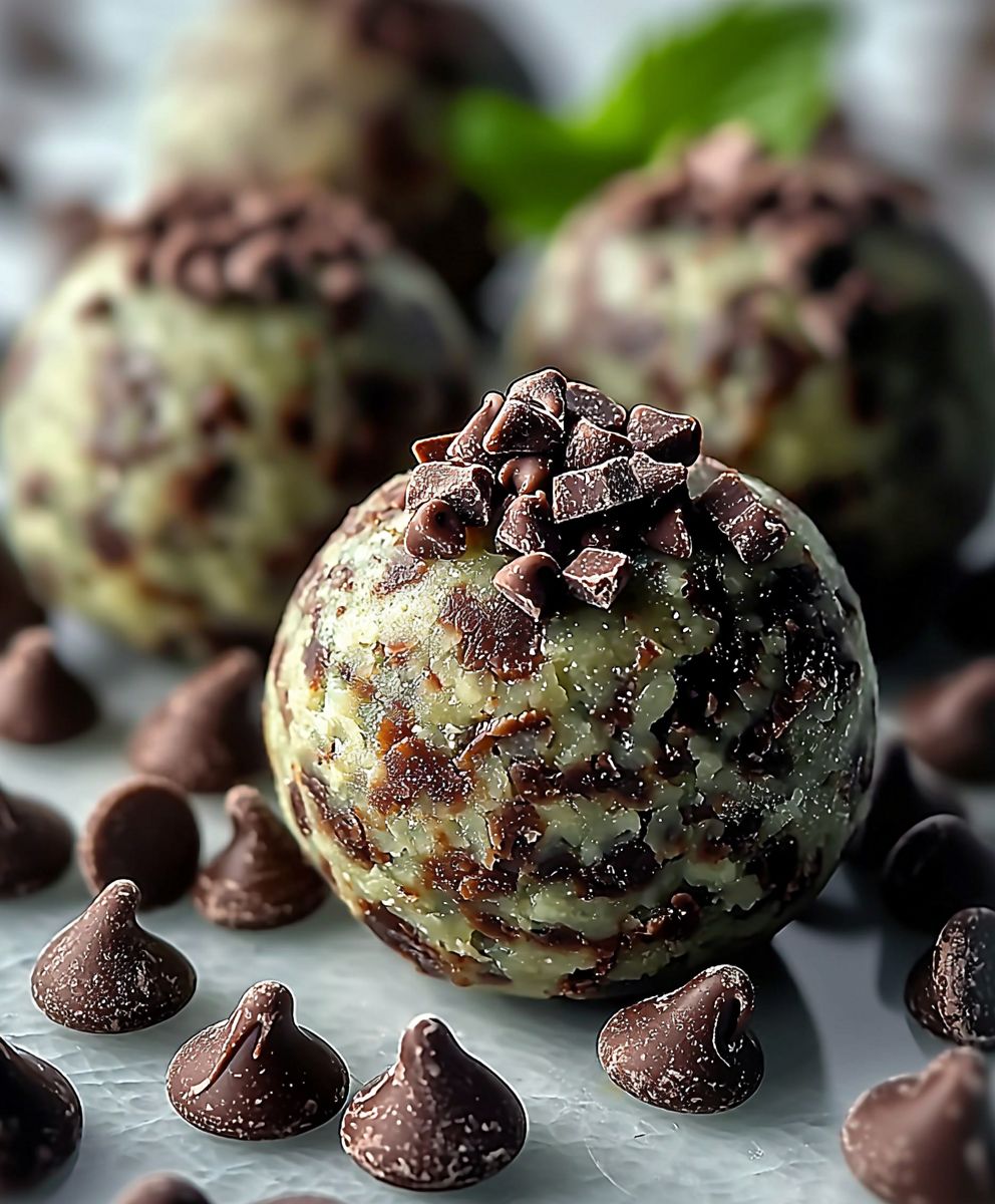 Mint chocolate chip protein