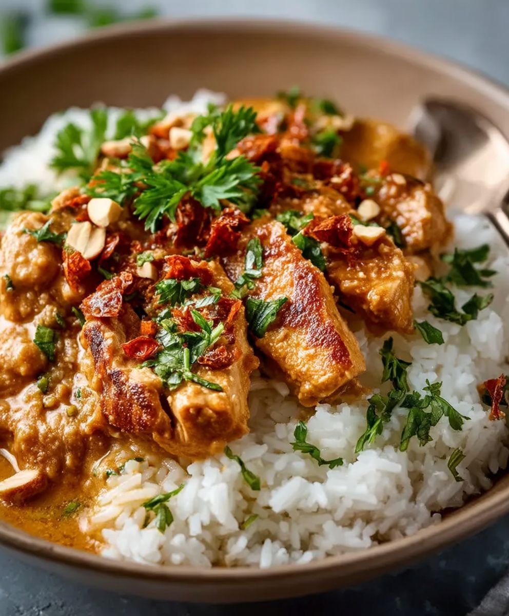 Peanut Chicken Slow Cooker