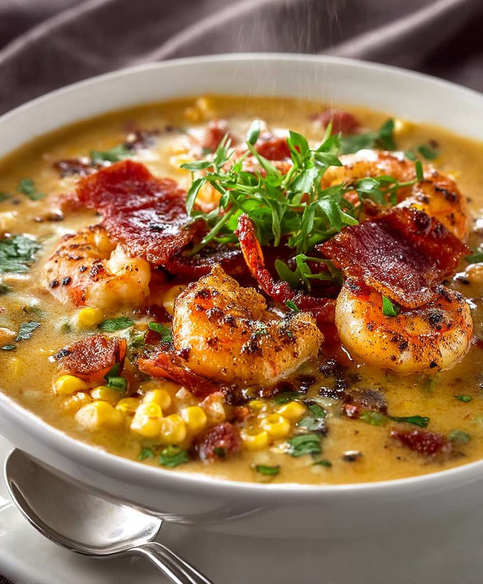 Bacon Shrimp Corn Chowder