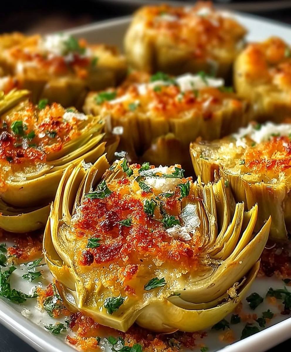 Parmesan Artichoke Hearts