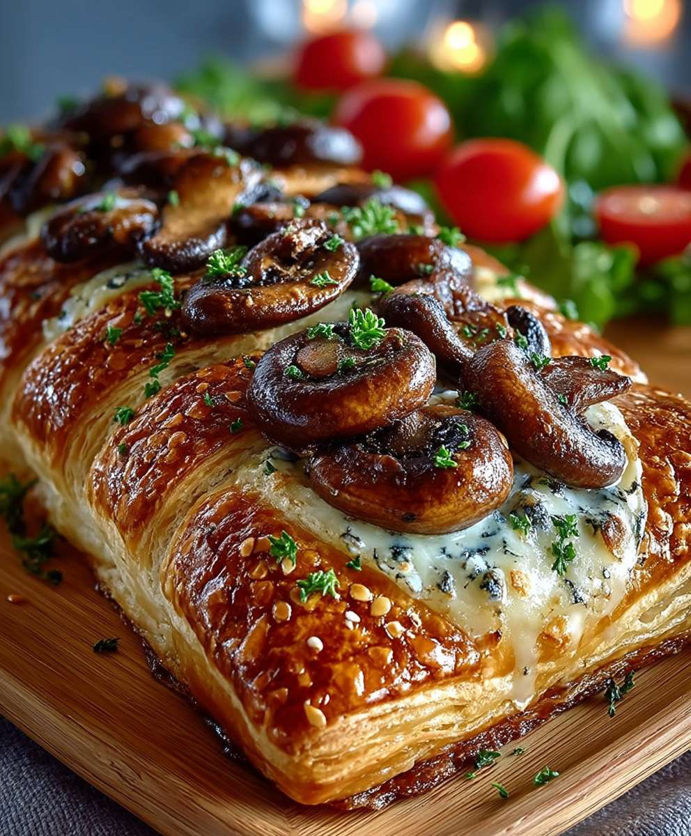 Mushroom Gruyere Puff Pastry
