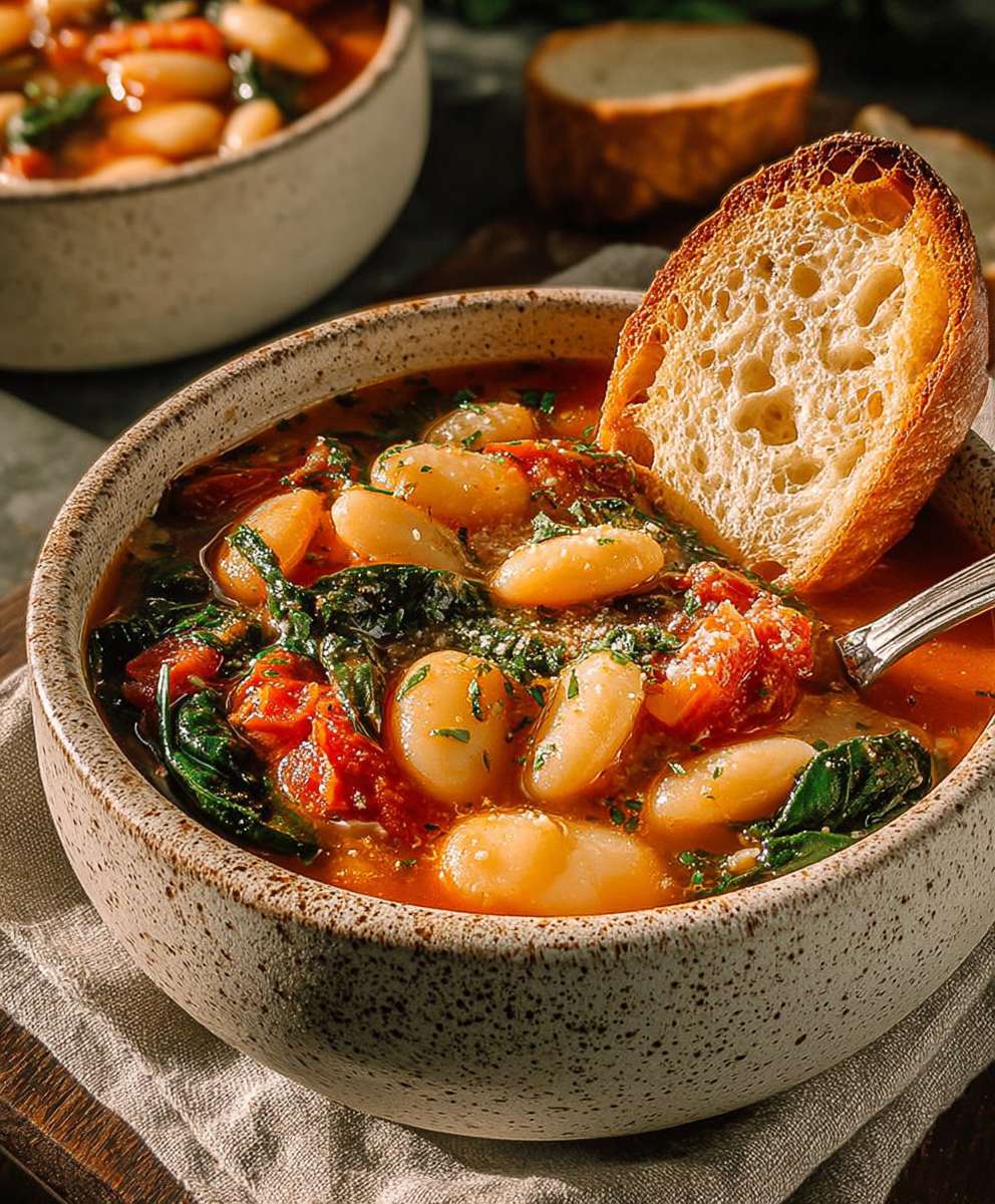 Tomato Basil Butter Beans