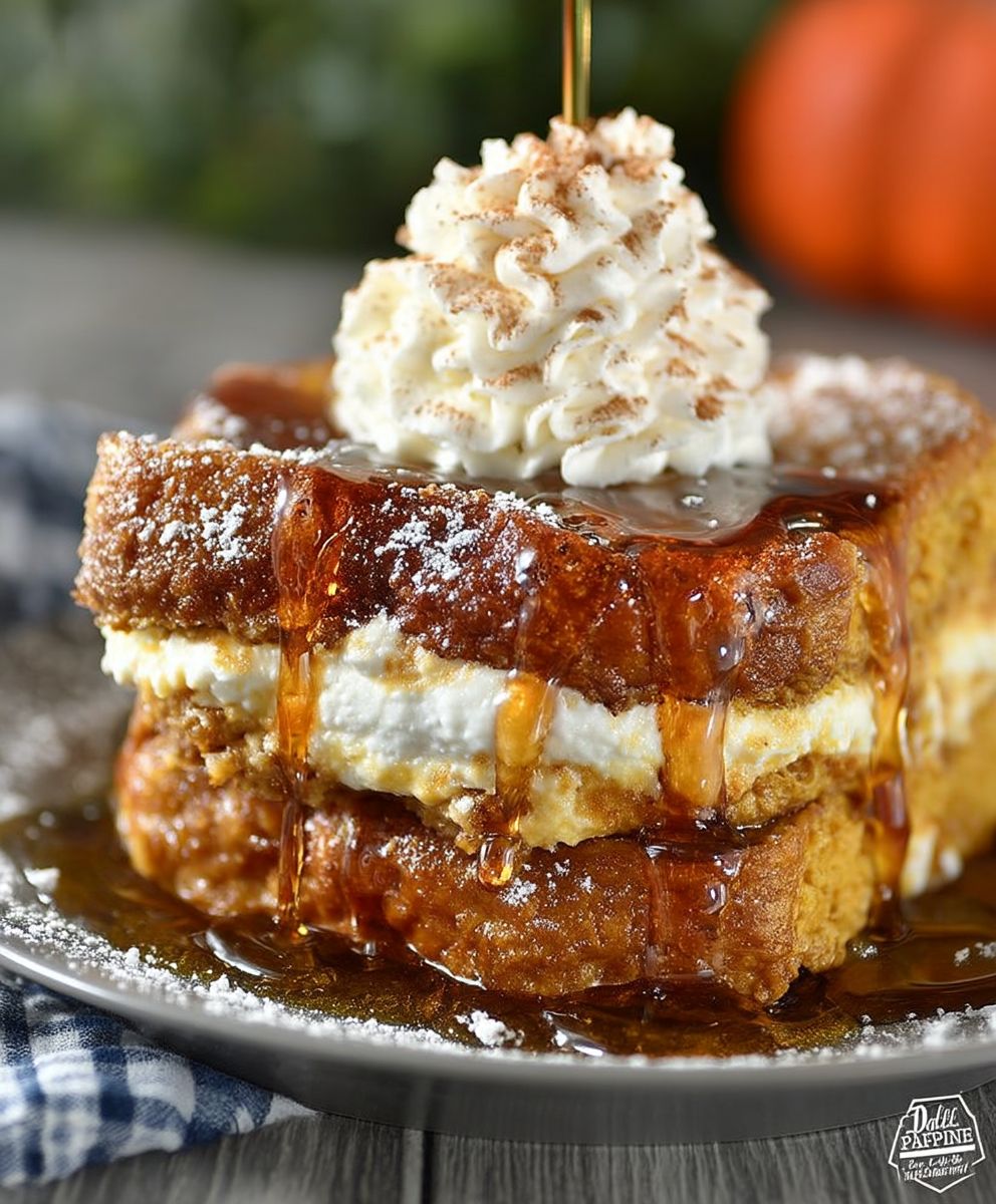 Pumpkin Cream Cheese French Toast