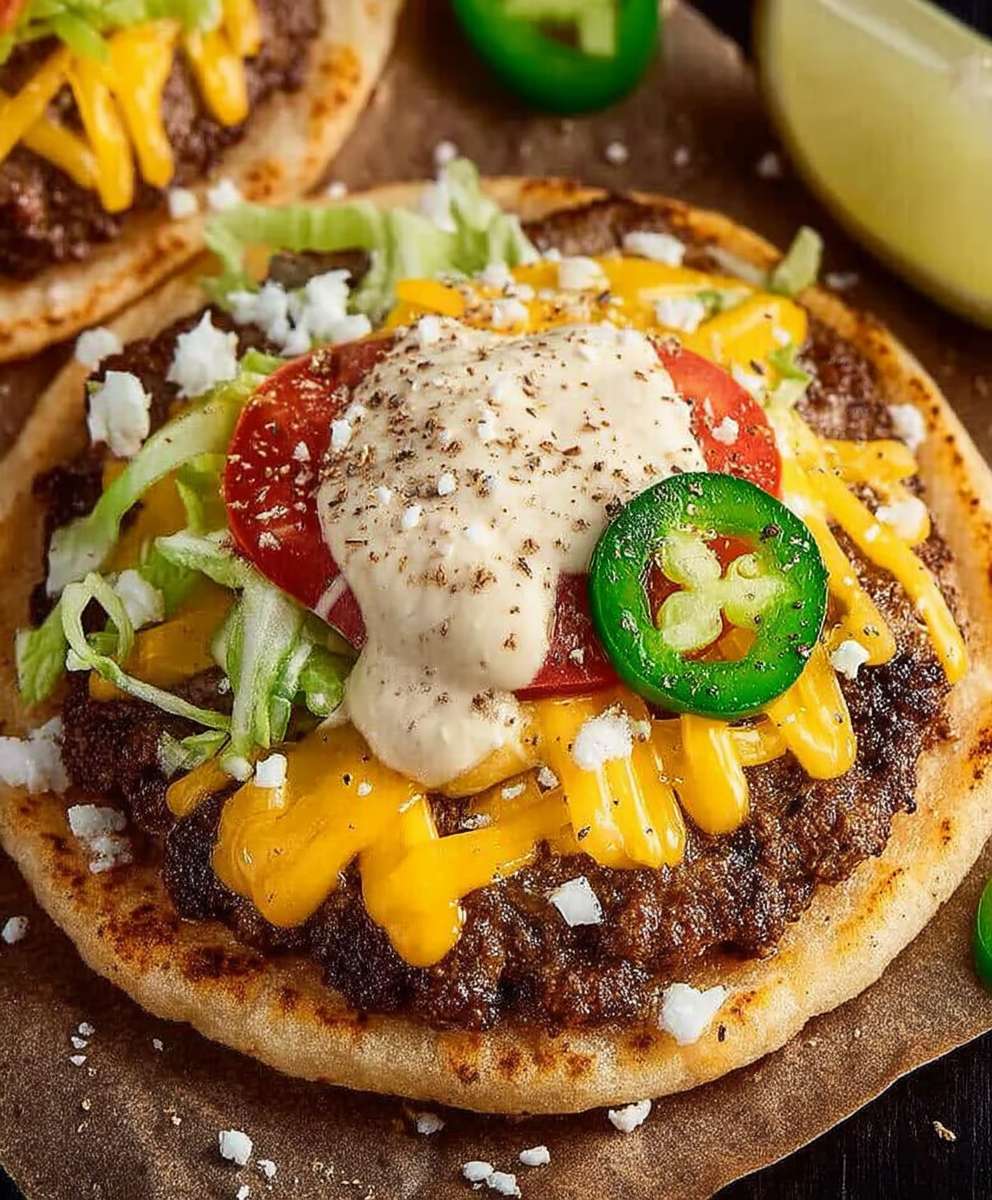 Smash Burger Tacos