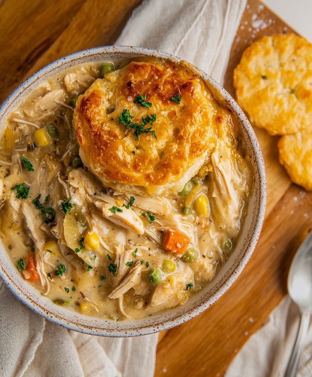 Crock Pot Chicken Pot Pie