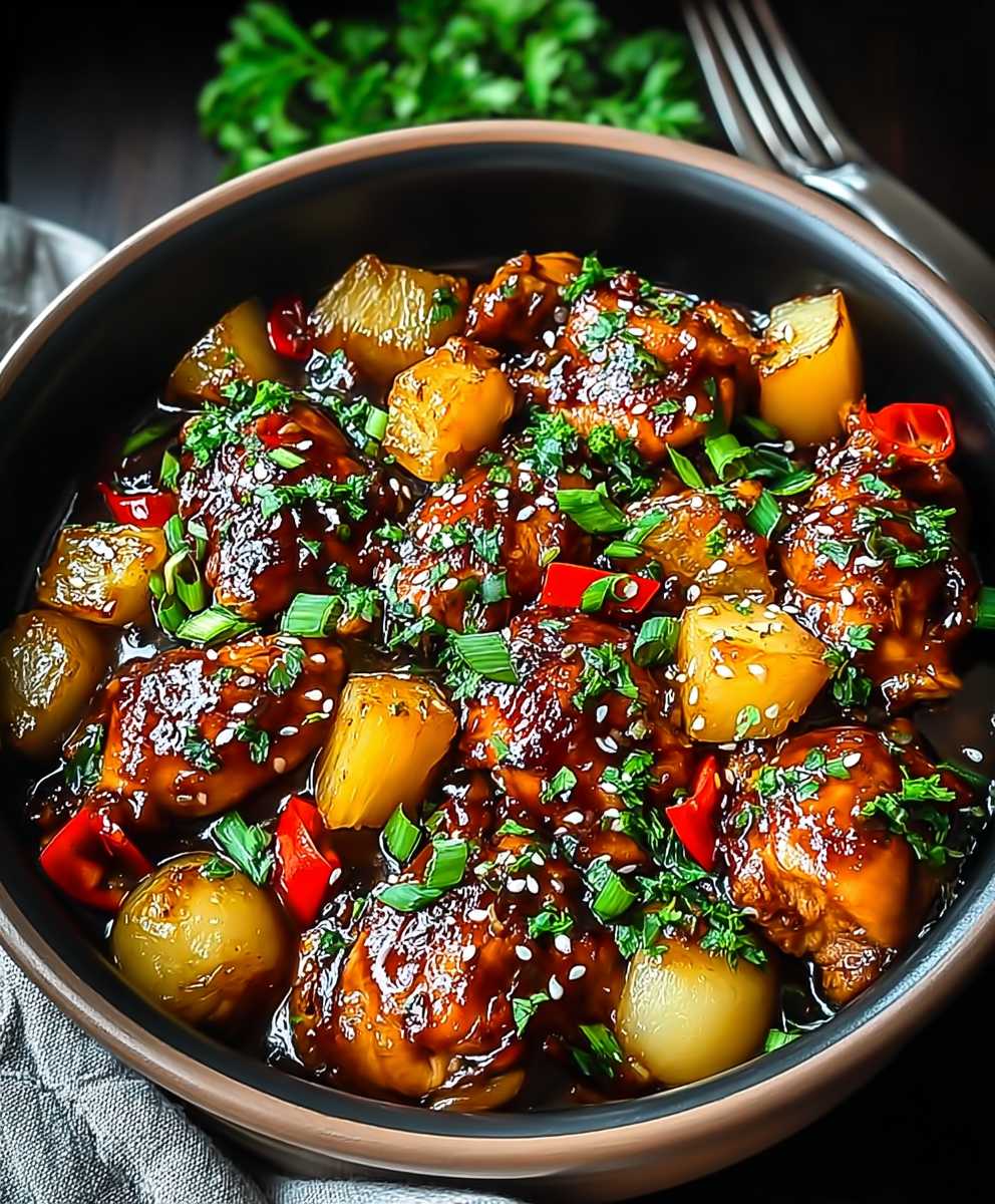 Sweet Hawaiian Crockpot Chicken