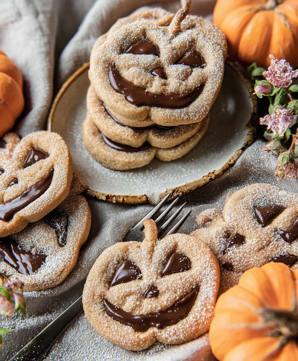 Jack O Lantern Cookies