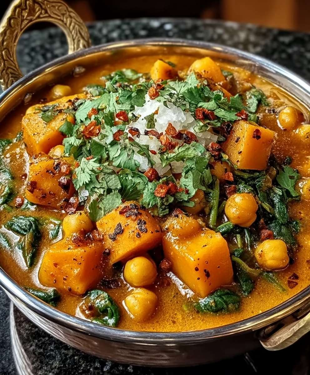 Sweet Potato Chickpea Curry