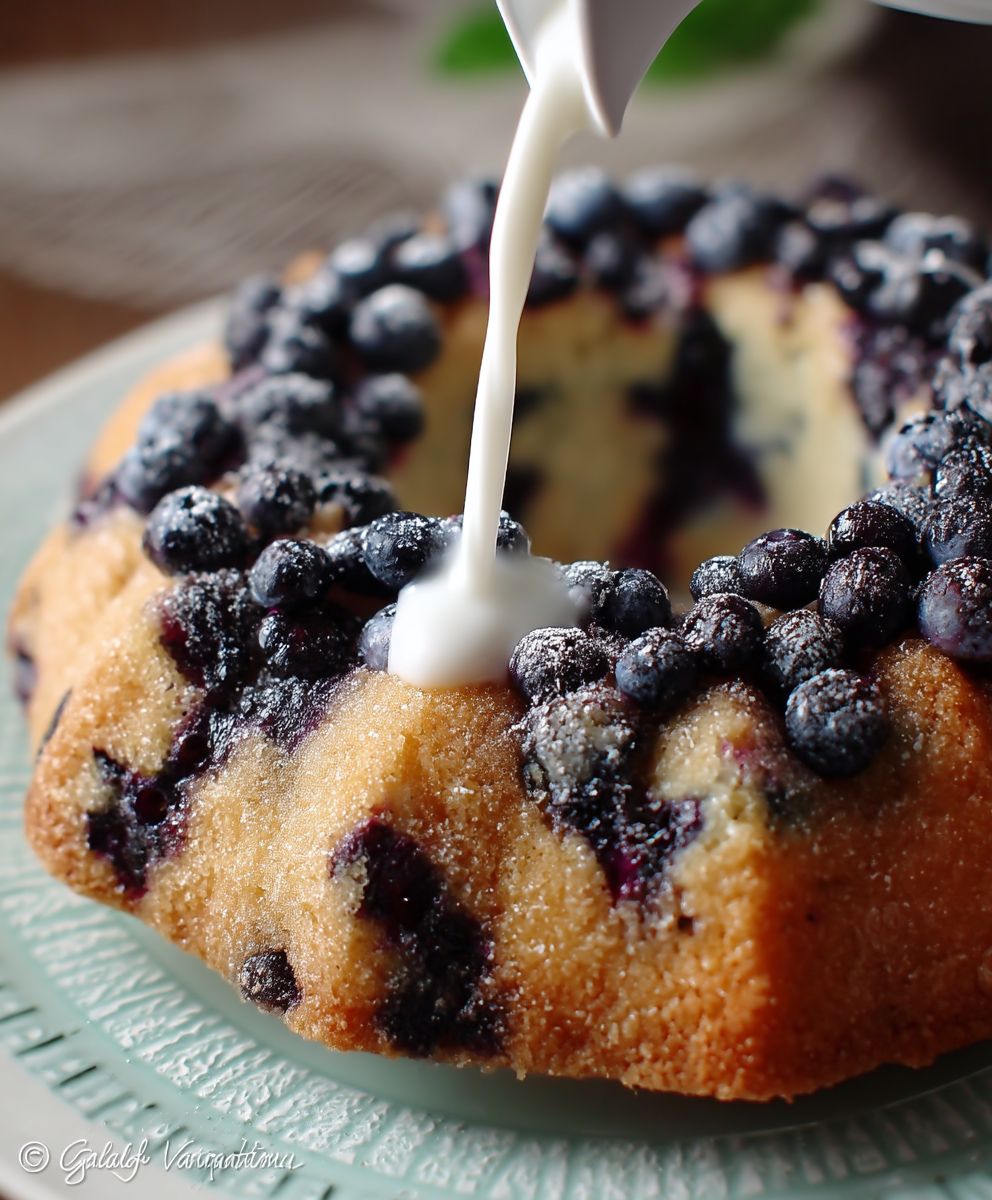 Blueberry Breakfast Bundt Cake