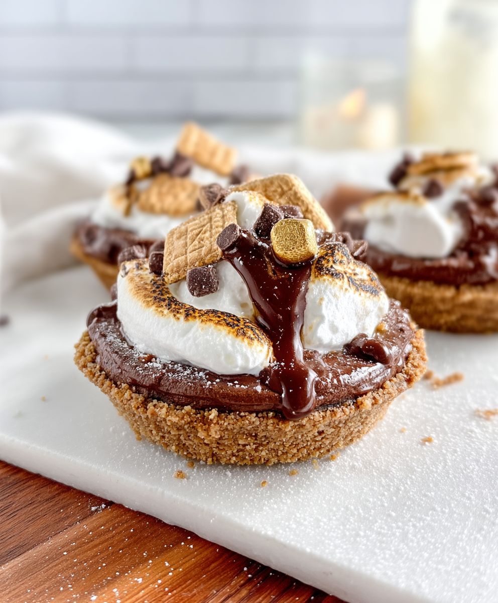 Mini Smores Pies
