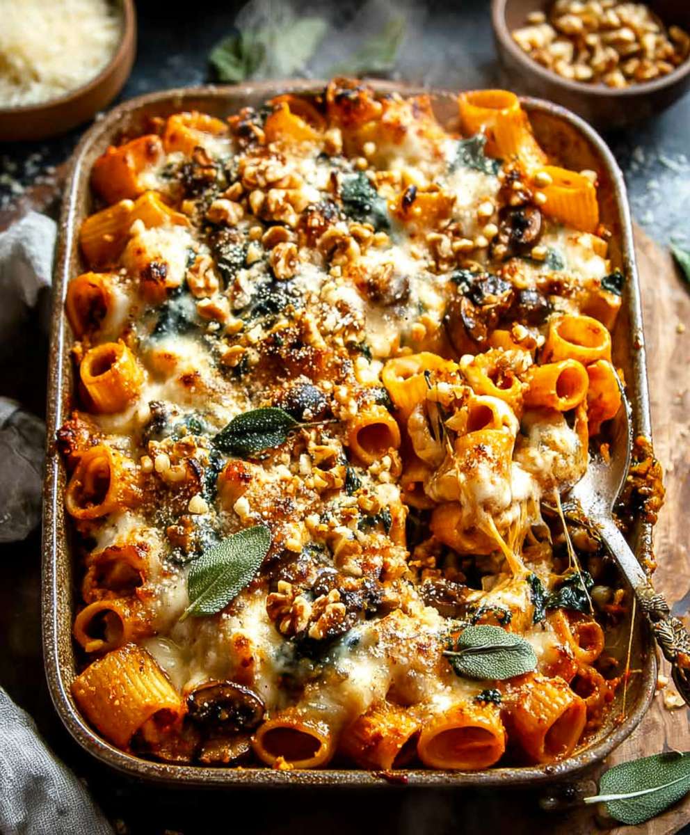 Pumpkin Pasta Bake