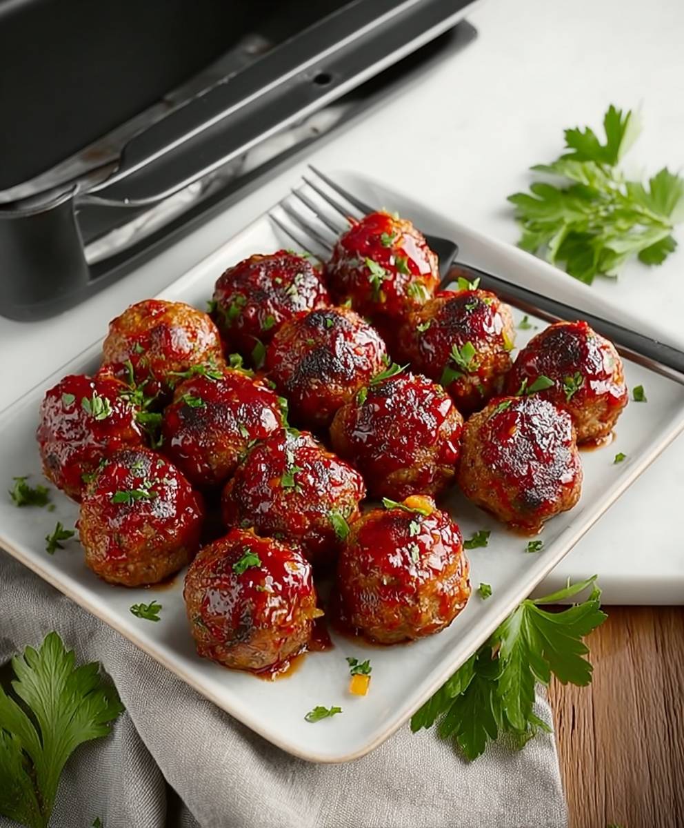 Sweet chili meatballs crockpot