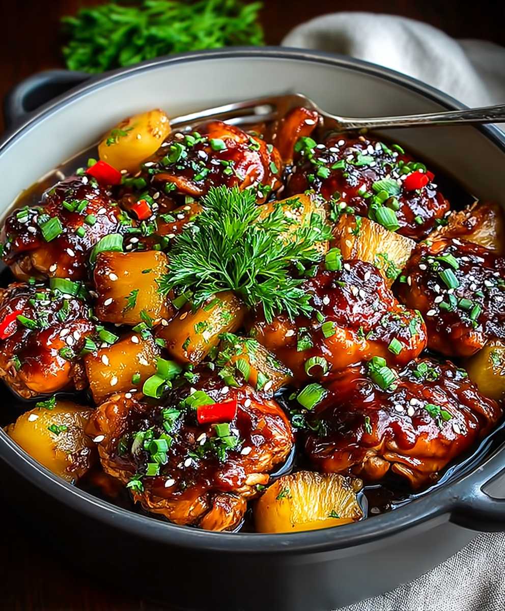 Sweet Hawaiian Crockpot Chicken