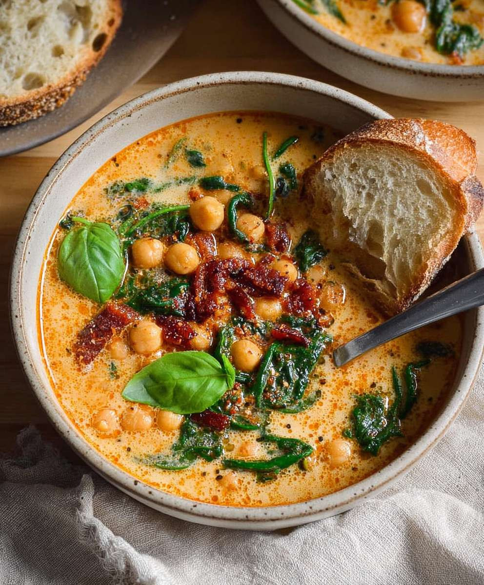 Tuscan garbanzo bean soup