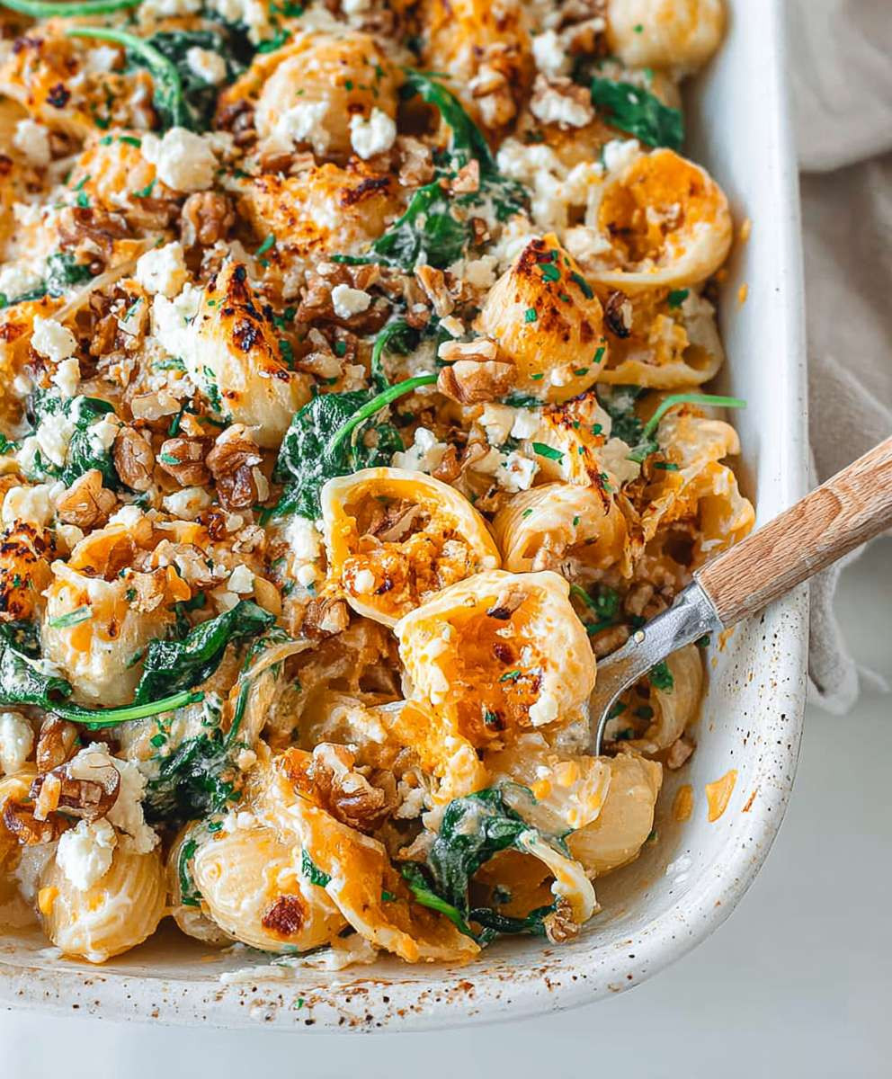 Pumpkin Feta Pasta