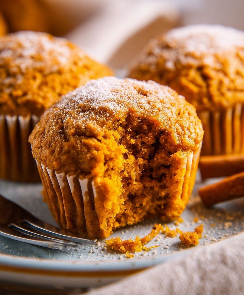 Pumpkin Oatmeal Muffins
