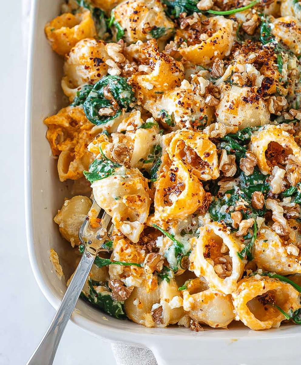 Pumpkin Feta Pasta