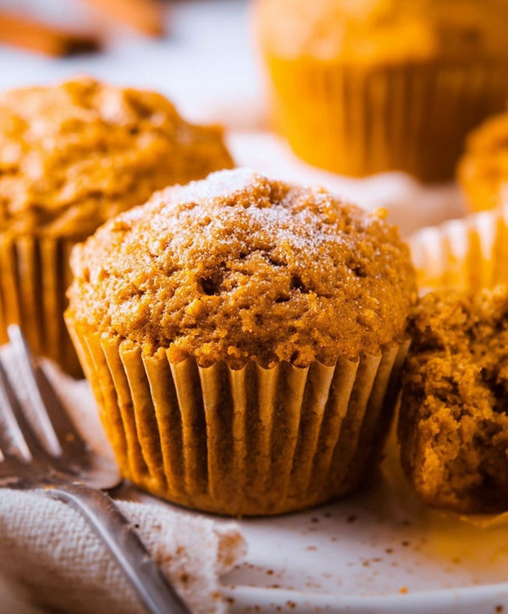 Pumpkin Oatmeal Muffins