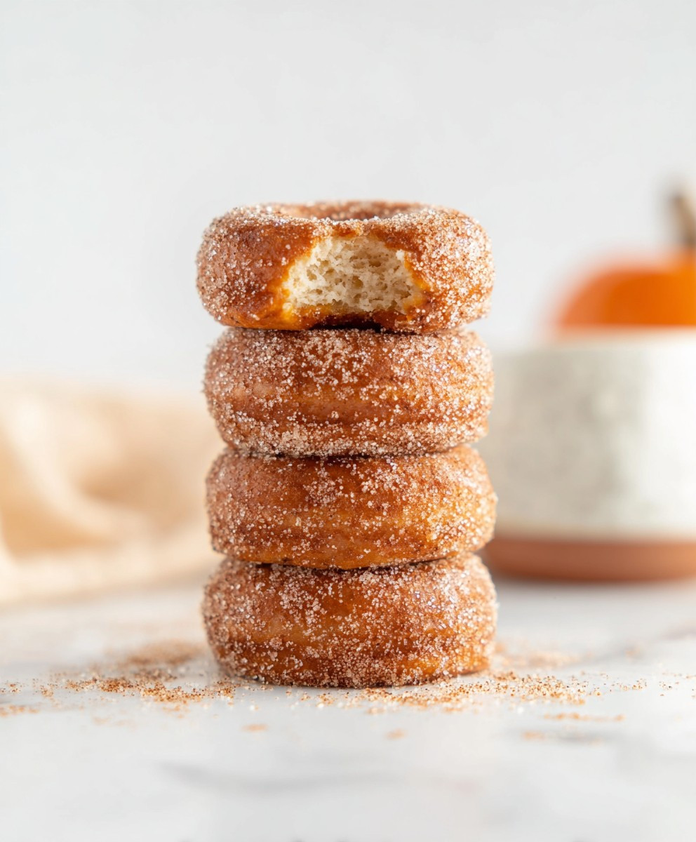 Pumpkin spice donuts