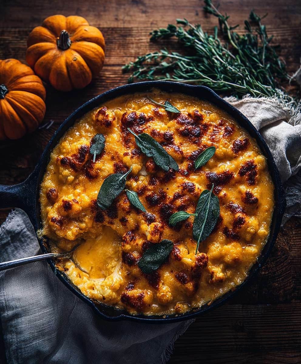 Pumpkin Cauliflower Gratin