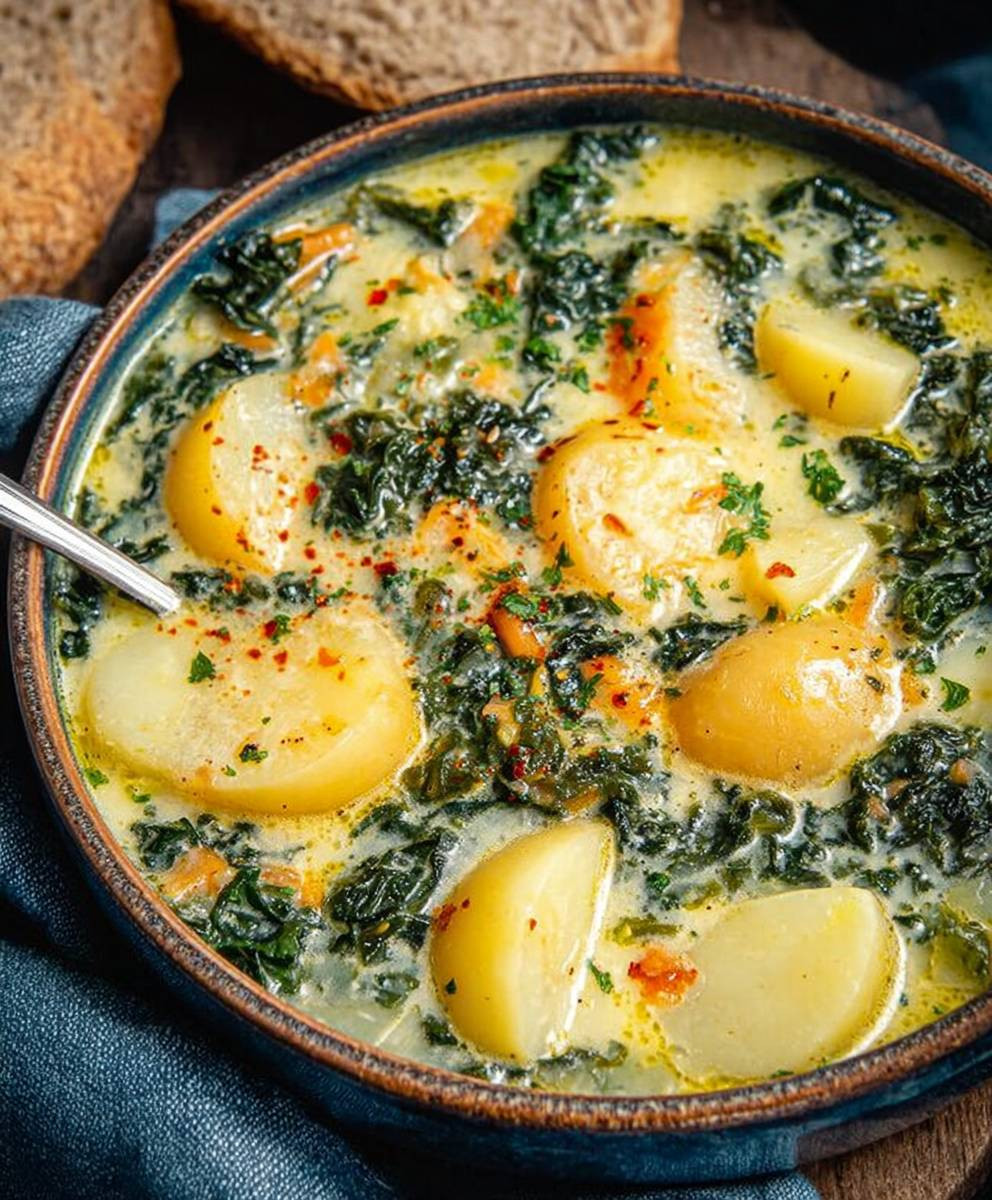 Potato kale soup