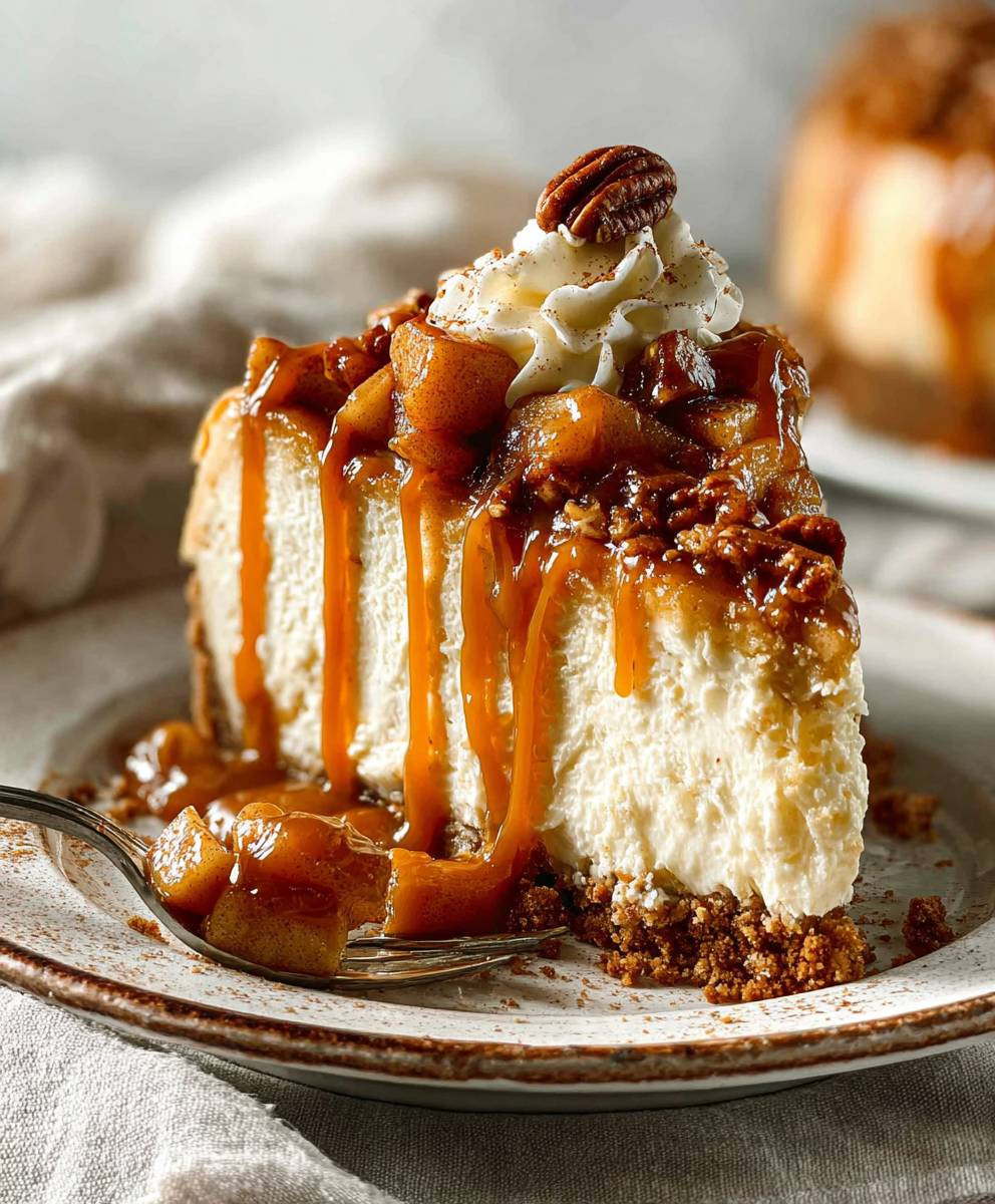 Caramel Apple Cheesecake