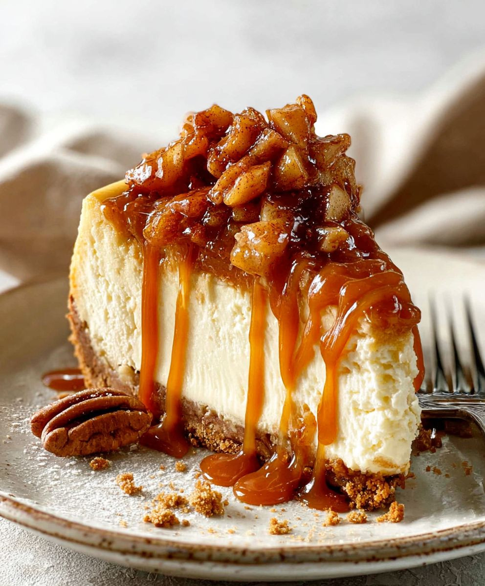 Caramel Apple Cheesecake