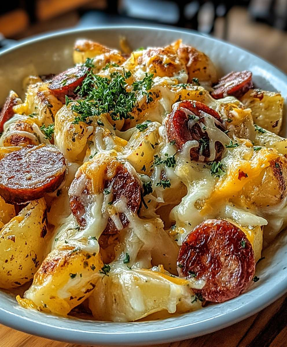 Cheesy Ranch Potatoes Sausage
