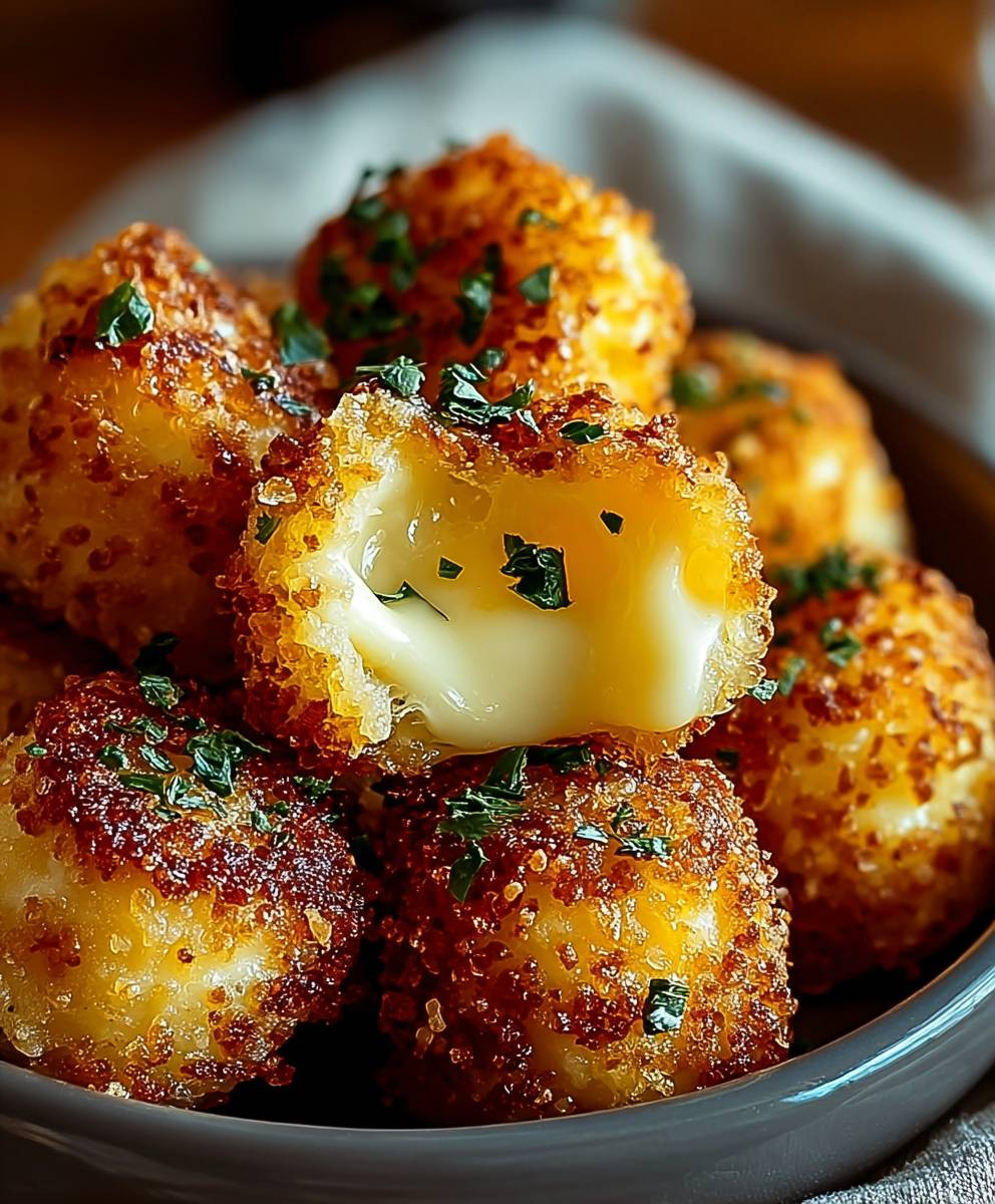 Cheesy Parmesan Mozzarella Bites