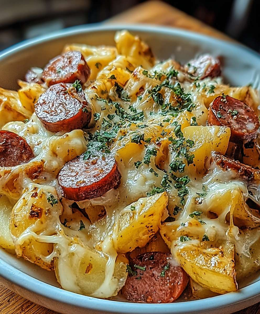 Cheesy Ranch Potatoes Sausage