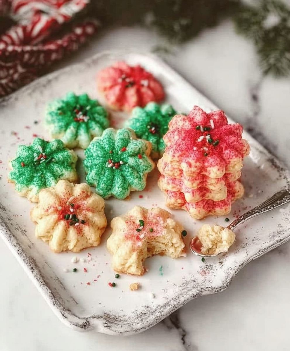 Easy Christmas Spritz Cookies