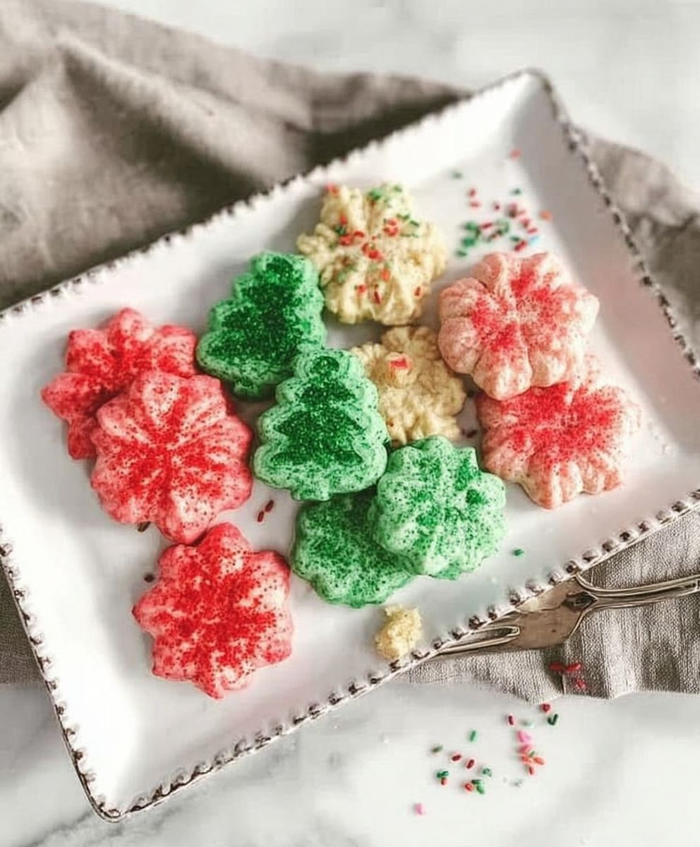 Easy Christmas Spritz Cookies