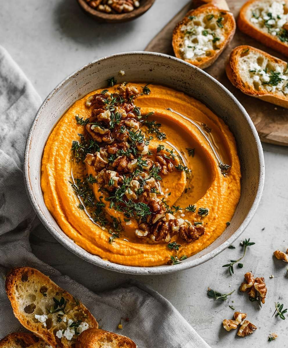 Pumpkin Whipped Feta Dip