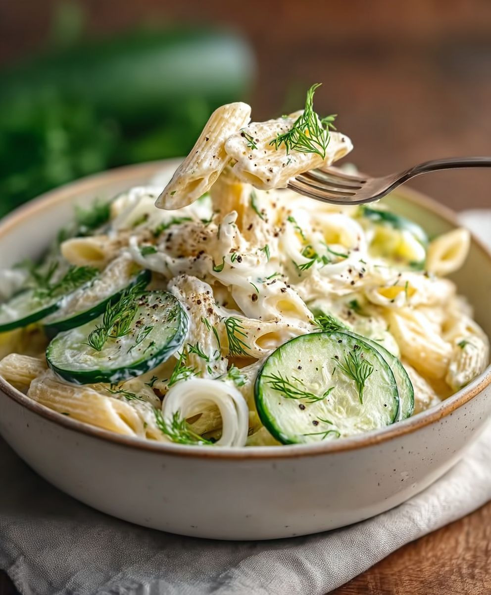 Cucumber Pasta Salad