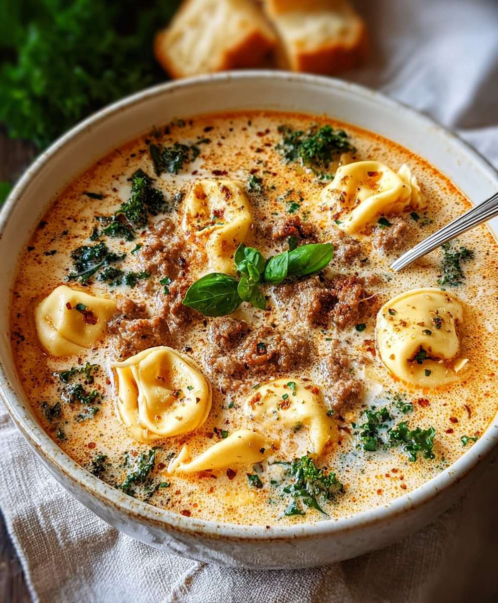 Creamy Tortellini Soup