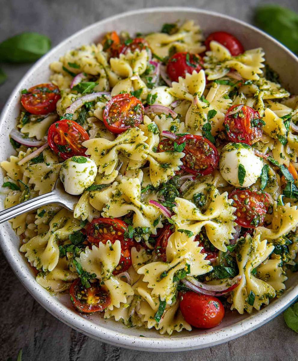 Bow tie pasta salad