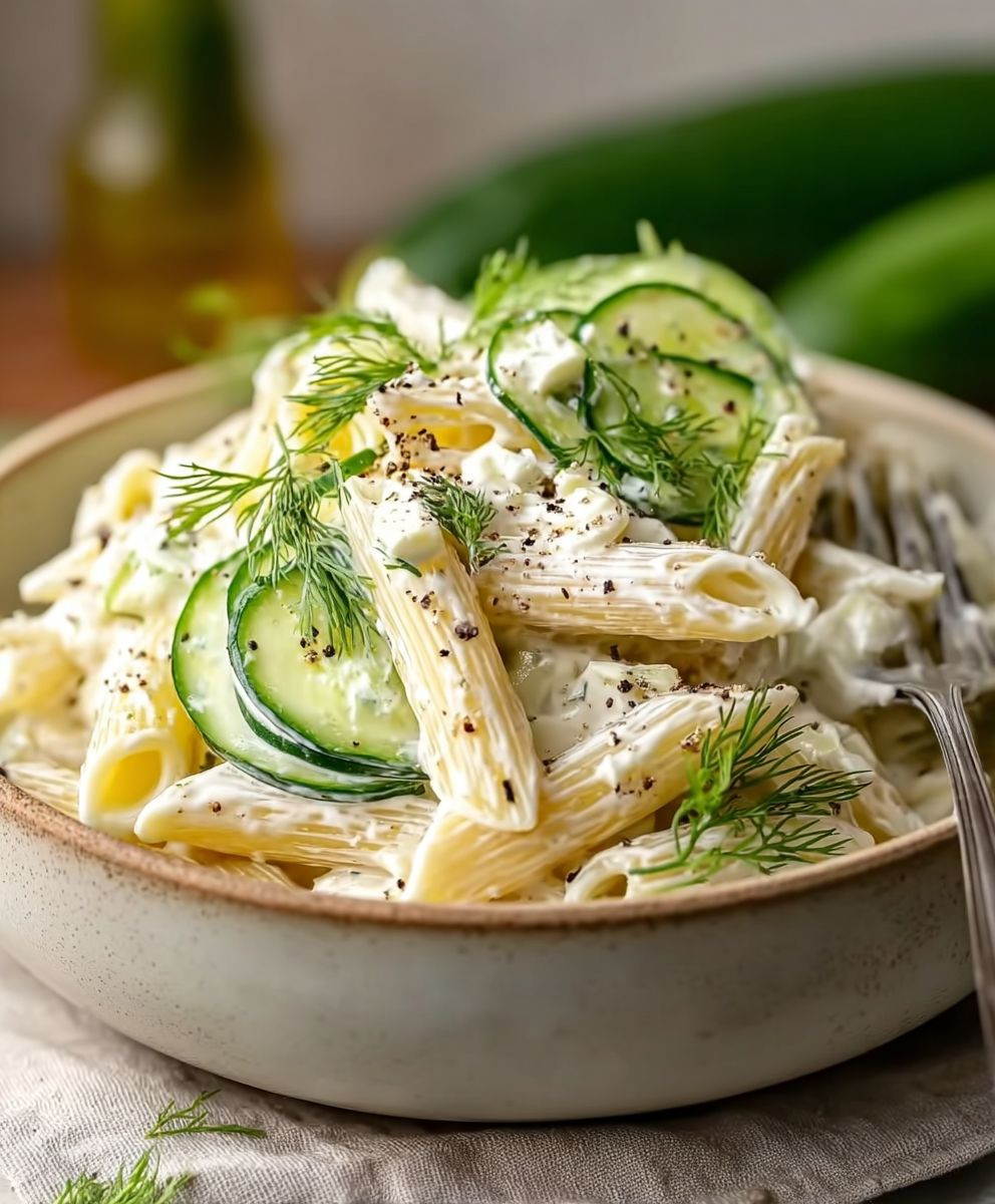 Cucumber Pasta Salad