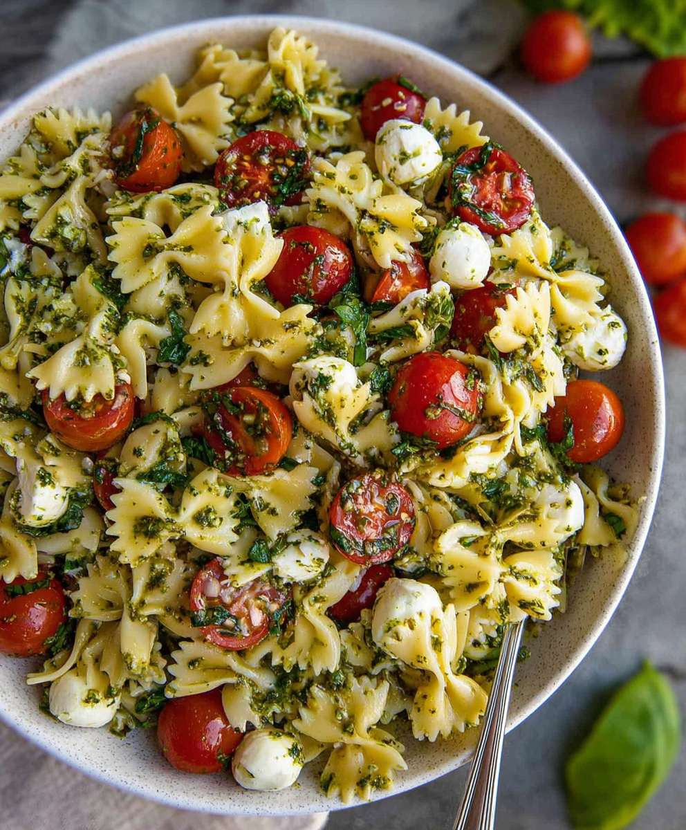 Bow tie pasta salad