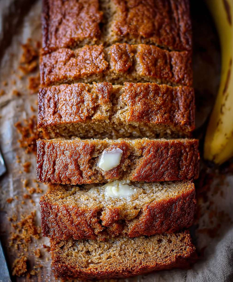 Moist banana bread