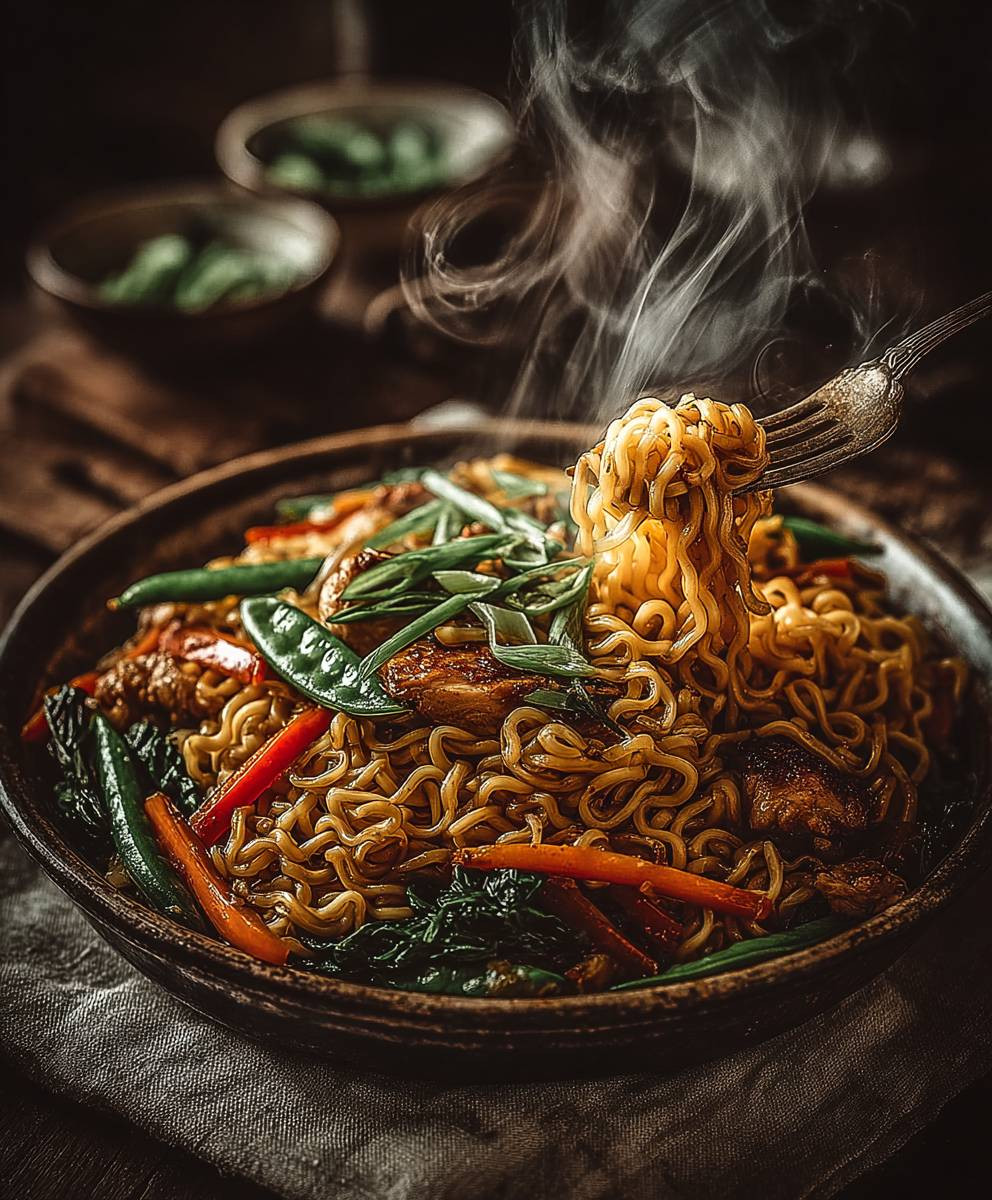 Chicken Ramen Stir Fry