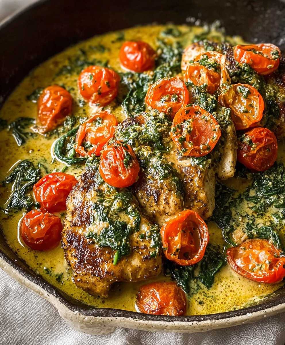 Creamy Pesto Chicken