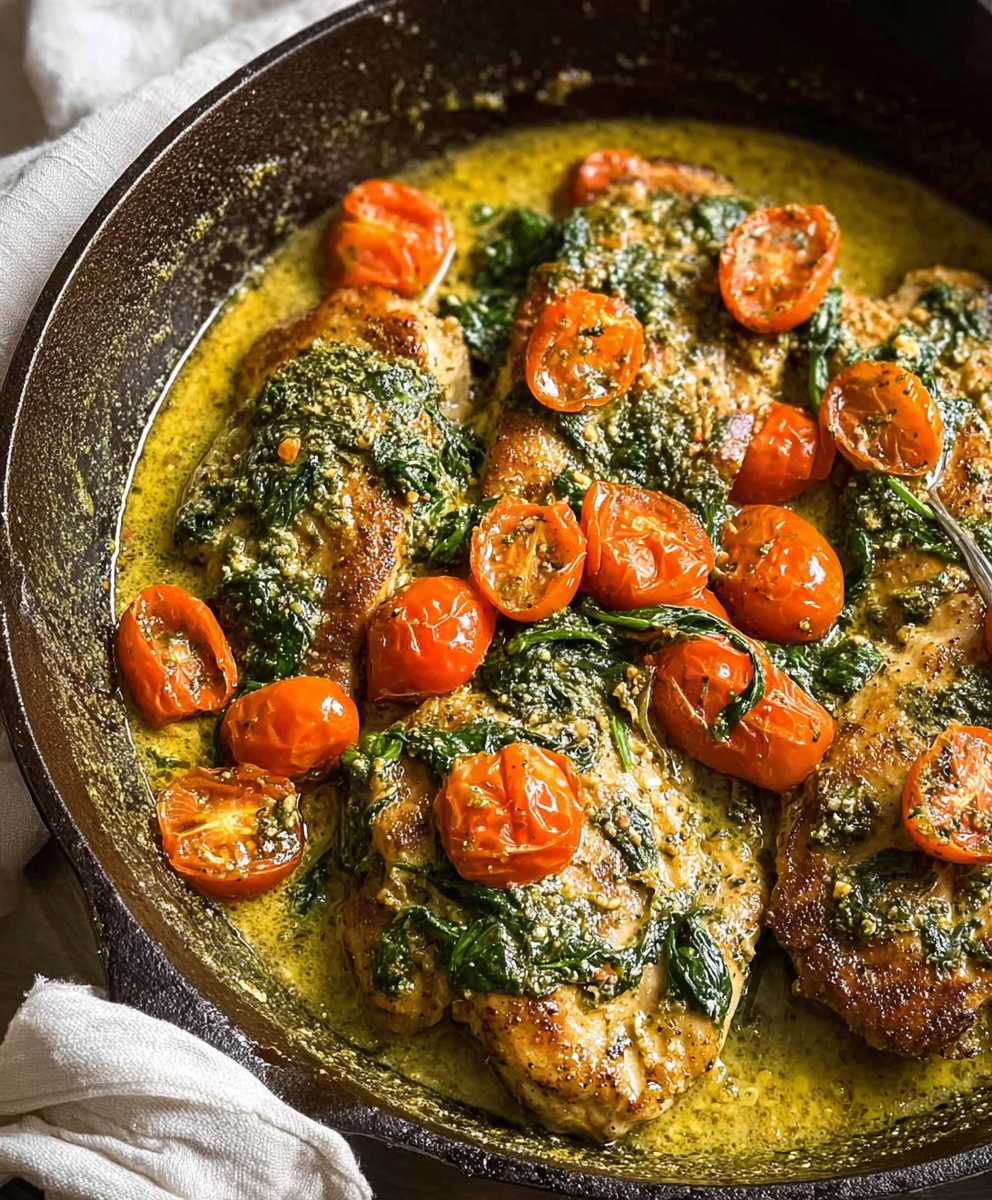 Creamy Pesto Chicken