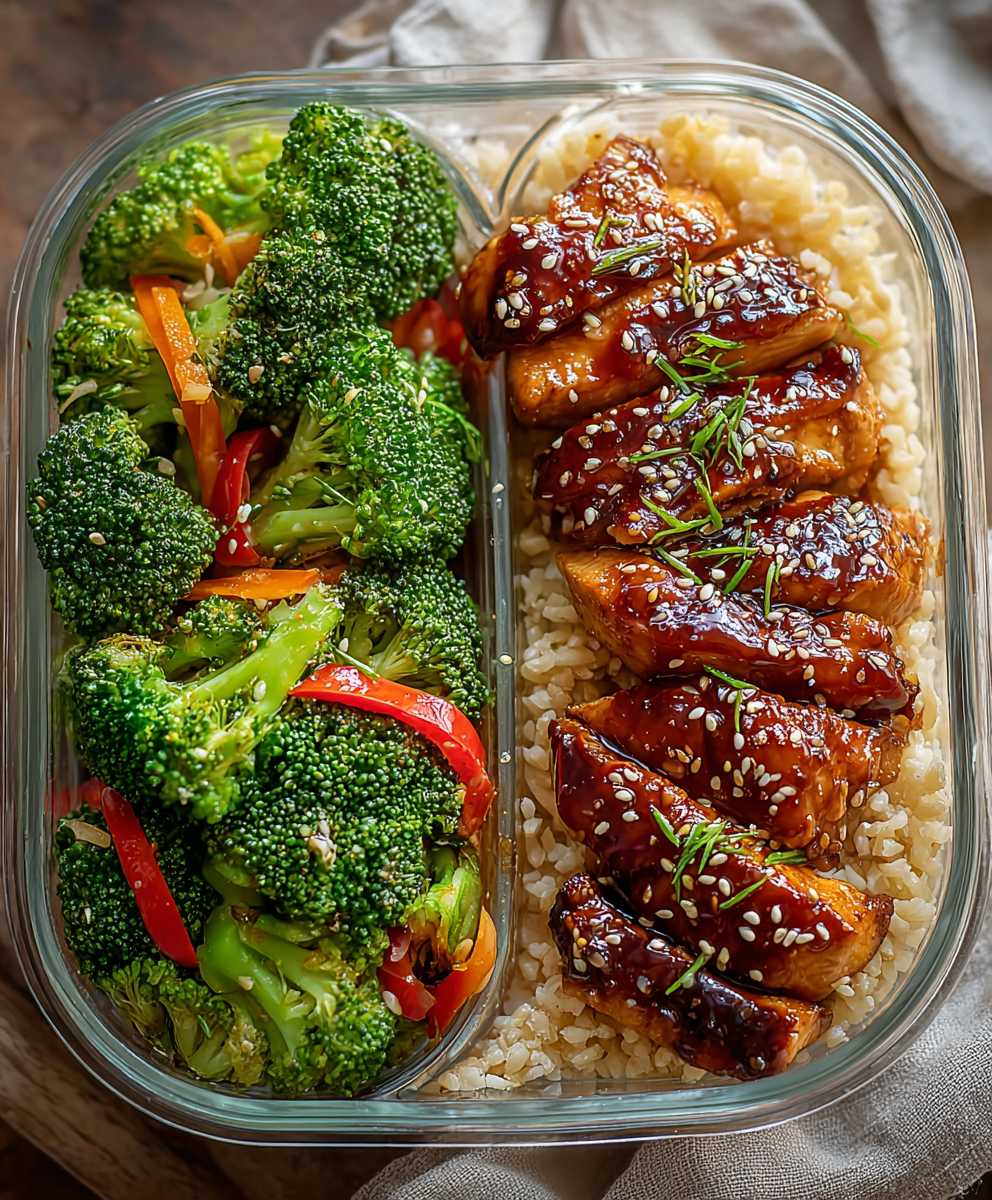 Teriyaki Chicken Bowls Meal Prep